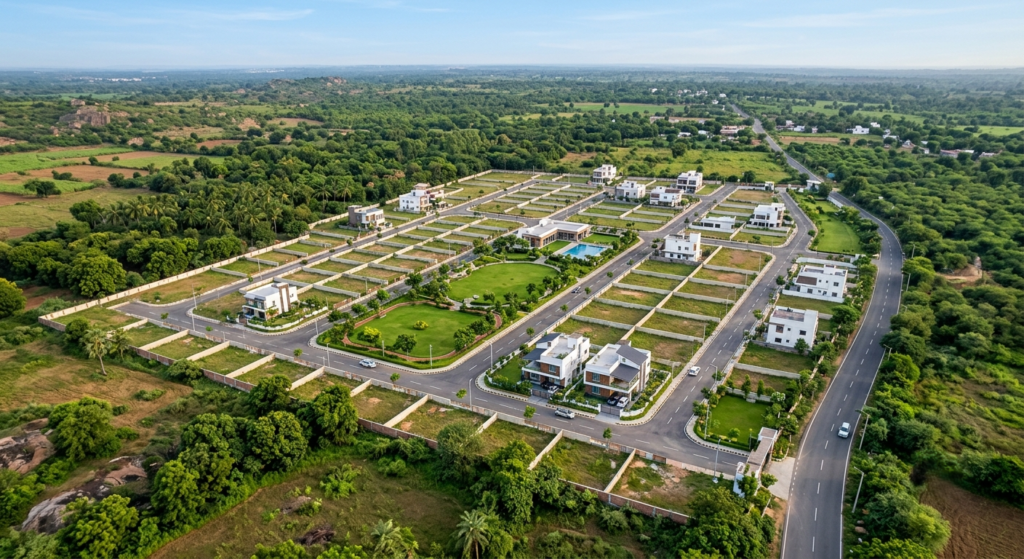 Best Places to Buy Residential Plots Near Hyderabad in 2026 – Top Locations to Explore
